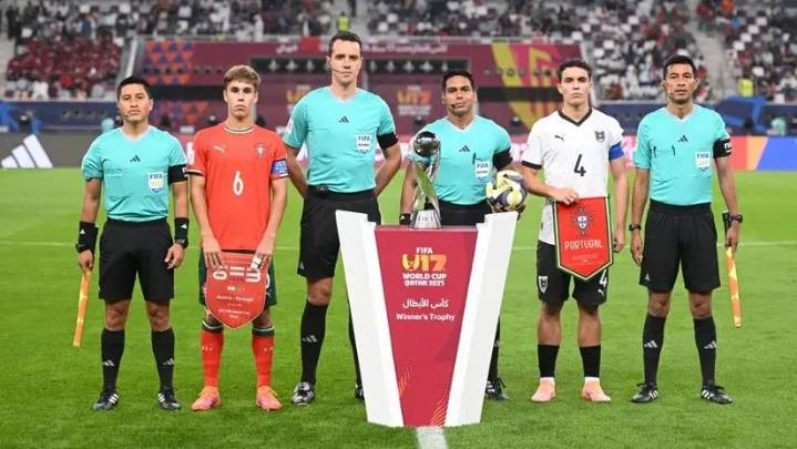 Con arbitraje de Bruno Pérez: Portugal es el campeón del Mundial Sub 17 al derrotar 1