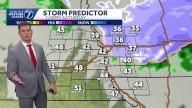 Heavy wet snowflakes north of Omaha Saturday morning