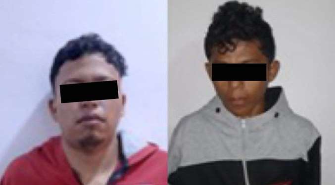 ¡Desenmascarados! Atrapan a duo criminal implicado en robos, amenazas y microtráfico.