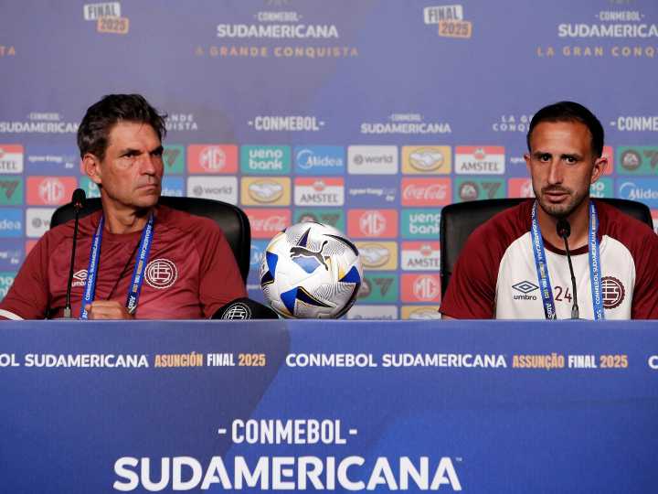 Pellegrino e Izquierdoz empezaron a jugar la final de la Copa Sudamericana: "Nos sentimos un equipo grande"