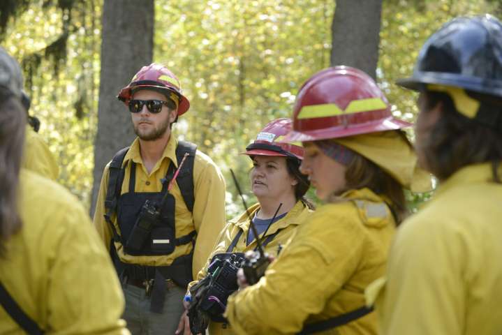 Multiagency crew conducts prescribed burn at Cloquet Forestry Center