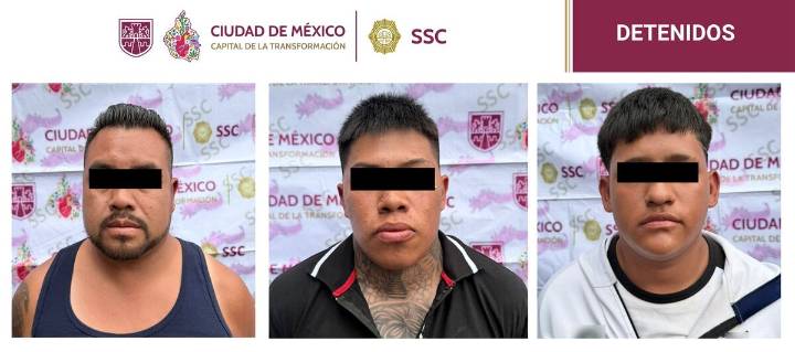 Caen 3 “Negros” extorsionadores de transportistas en Indios Verdes y Martín Carrera