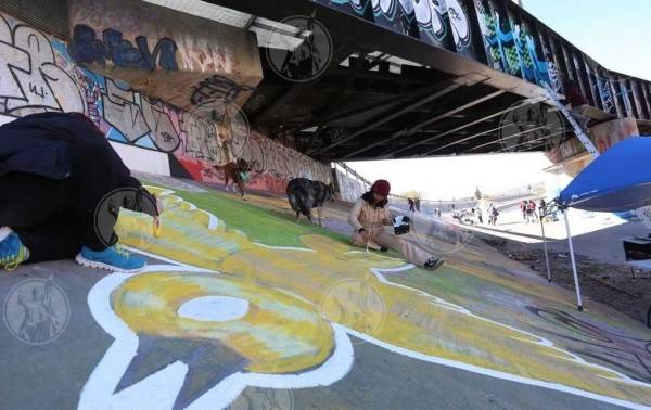 Usarán como lienzo el bordo del río Bravo