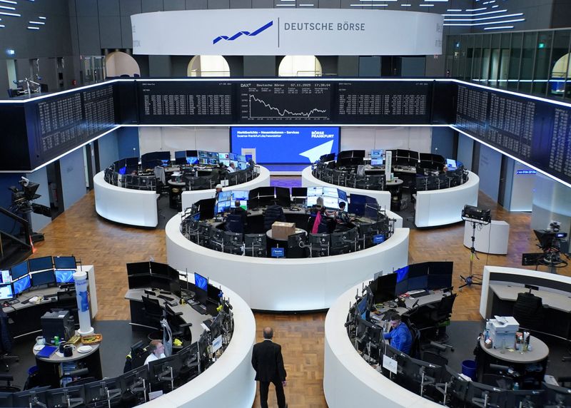 European shares rise as traders eye potential end to US government shutdown; Diageo shines