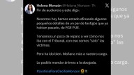 Juez rechaza incorporar nuevos elementos de prueba solicitados por la familia Monzón
