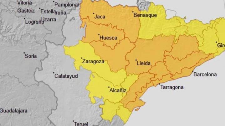 La Generalitat envía una alerta al móvil ante las fuertes lluvias en Cataluña y recomienda minimizar los desplazamientos