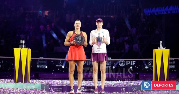 Elena Rybakina se coronó en las Finales de la WTA y extendió el ’maleficio’ de Aryna Sabalenka