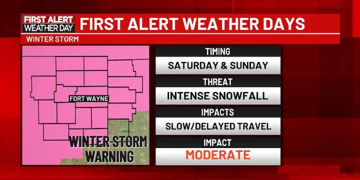 First Alert Weather Days issued as winter storm moves in