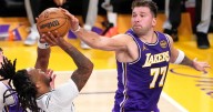 Doncic scores 35, and the Lakers survive a frantic final second for a 118