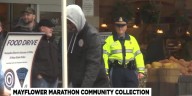 Hampden DA hosts food drive for Mayflower Marathon