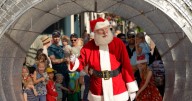 Santa rolls into Downtown San Luis Obispo