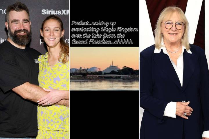 Jason Kelce Visits Disney World with Wife Kylie Kelce and Mom Donna Kelce for 38th Birthday