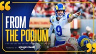 From the Podium: Sean McVay, Matthew Stafford, Davante Adams and Emmanuel Forbes Jr. discuss Rams' offensive surge, defensive playmaking in 42