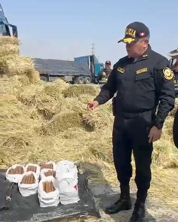 Policía incauta cargamento de la muerte