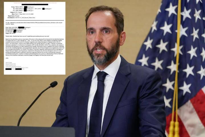 Jack Smith subpoenaed GOP phone logs despite DOJ lawyers' constitutional concerns: emails