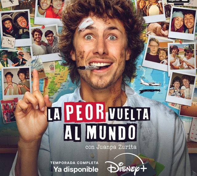 Ya está disponible en Disney+ La peor vuelta al mundo, el nuevo docu-reality protagonizado por Juanpa Zurita