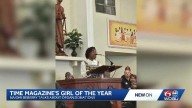 Time Magazine's Girl of the Year visits St. Peter Claver