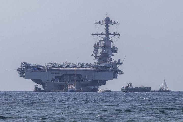USS Gerald R. Ford despliega su poder en Latinoamérica contra el...