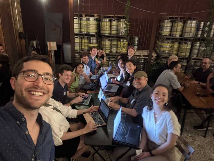 From barstools to ballots: Weekly ‘hour of action’ brings climate advocates together at Threes Brewing • Brooklyn Paper