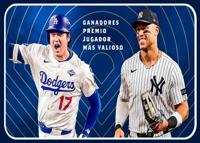 Shohei Ohtani (Liga Nacional) y Aaron Judge (Liga Americana), los MVP de la temporada 2025 de la MLB