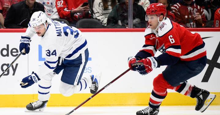 NHL: Capitals rally past Maple Leafs 4