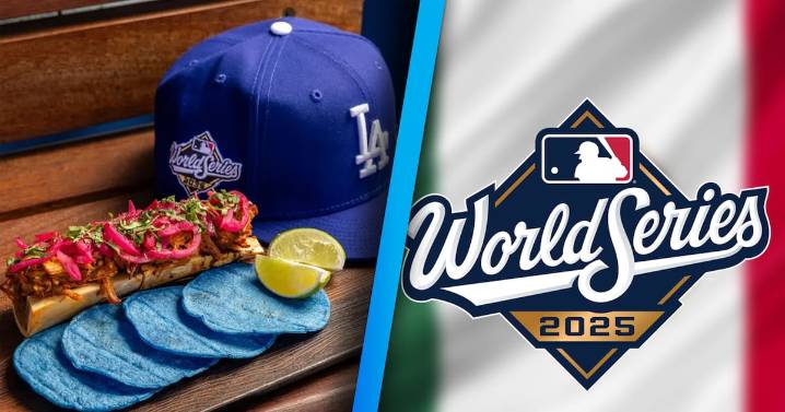 ¡Tacos con tortillas azules! Así es la comida de la Serie Mundial con sabor a México