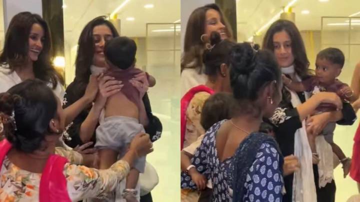 Isha Malviya Shares Sweet Moment With Fans In Mumbai