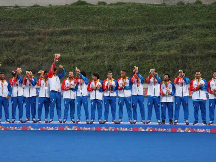 Hockey masculino se colgó la presea de plata