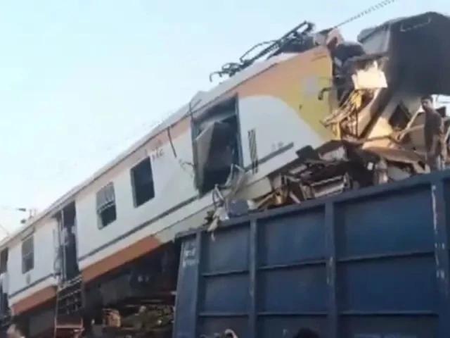 Eight killed as passenger train crashes into goods train in central India