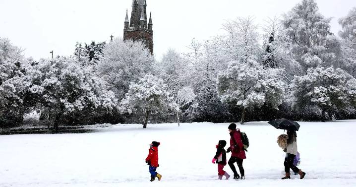 Met Office issues yellow snow and ice warnings across much of Scotland