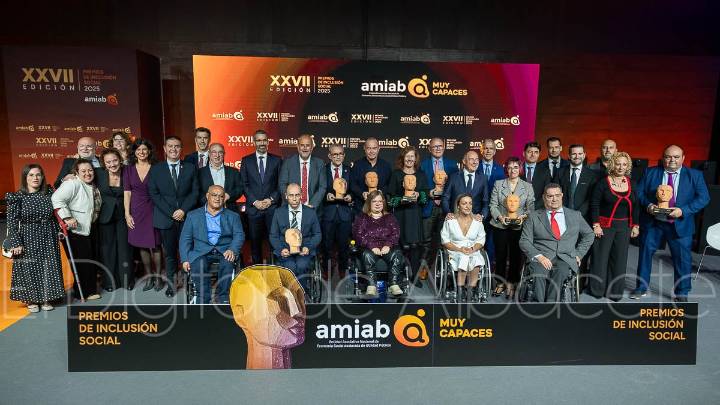 La inclusión se viste de gala con los Premios Amiab en Albacete