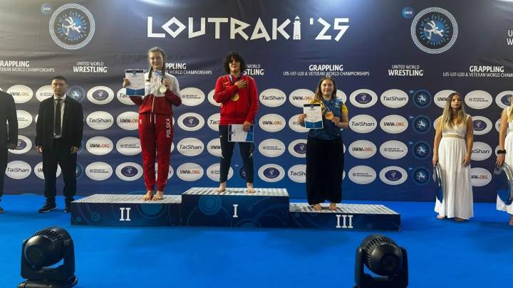 La luchadora Merche García vuelve a reinar: se proclama campeona del mundo de Grappling y Grappling GI