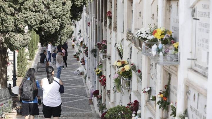 El cementerio de Palma el día de Tots Sants