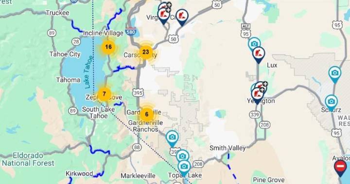 Mountain snow brings chain controls to the Sierra