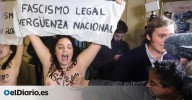 La Policía detiene al hombre acusado de agredir sexualmente a dos activistas de Femen en la misa por Franco