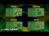 Trump rolls back Brazil tariffs as U.S. faces higher grocery prices