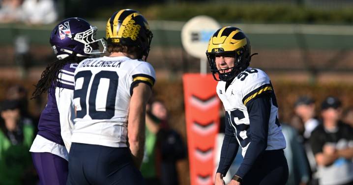 Zvada's 31-yard field goal as time expires lifts No. 18 Michigan over Northwestern