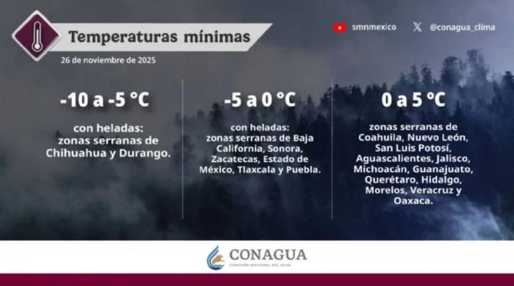 Frente frío 16 sacude a México con lluvias, vientos extremos y heladas