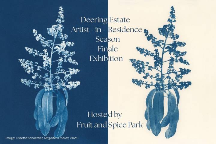 Deering Estate Artist-in-Residence season finale exhibition at Fruit & Spice Park