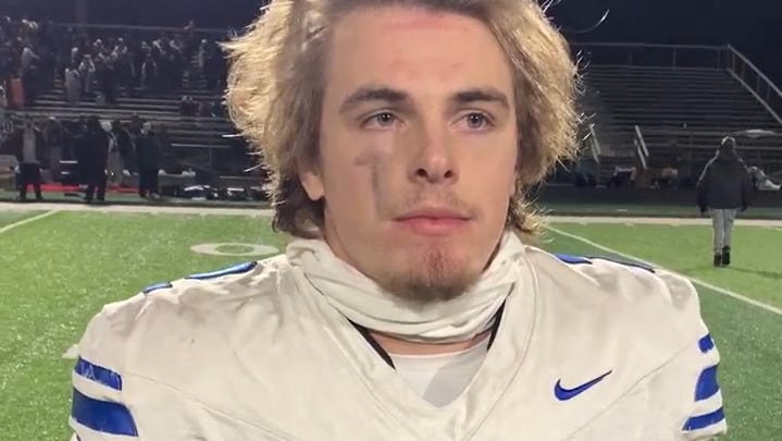 CVCA football's Charley Levak discusses state semifinal loss