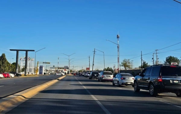 Baja tiempo de espera para ir a El Paso por día inhábil en EU