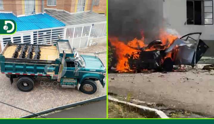 Volqueta con explosivos fue abandonada cerca del Batallón Simón Bolívar de Tunja: detonación controlada evitó una tragedia