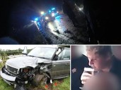See horrifying scene that faced Shropshire police after Range Rover driver ploughed into biker and his friend after 11 pints