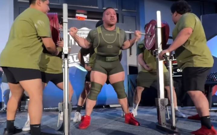 Ashton Rouska (U105KG) Crushes a 381-kg (840-lb) Raw Squat Unofficial IPF World Record at 2025 SBD Austin – Fitness Volt