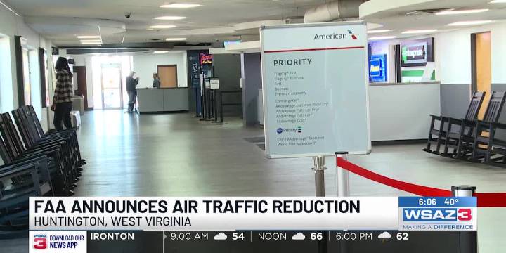 FAA announces air traffic reduction