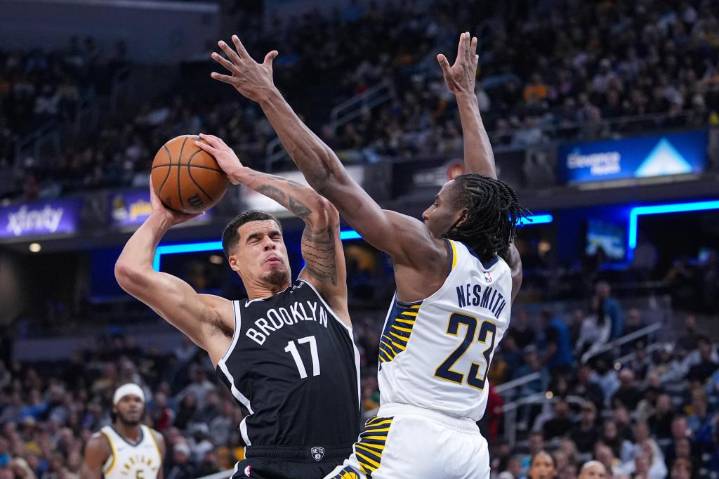 Porter anota 32 puntos y Nets vencen a Pacers 112-103 para obtener su 1ra victoria – Chicago Tribune