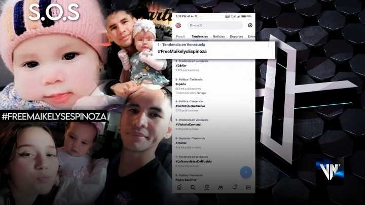 Venezolanos levantan una ola de apoyo con el hashtag #FreeMaikelysEspinoza
