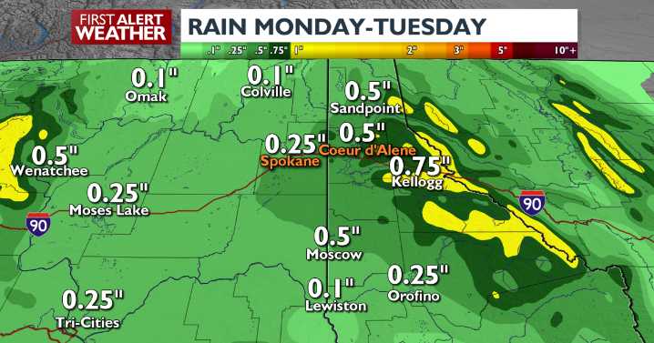 A rainy week of weather ahead of us ☔