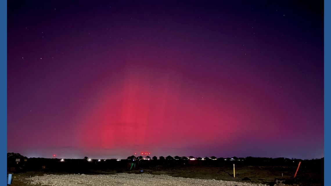 PHOTOS: Northern lights visible in North Texas
