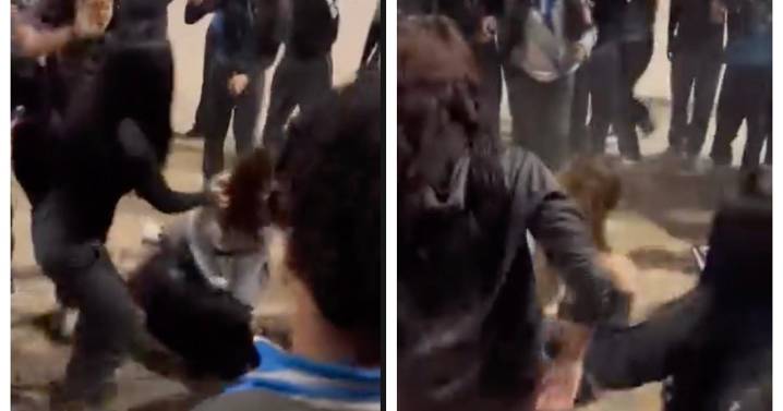 VIDEO: Alumna de preparatoria queda noqueada tras golpiza en Salvárcar